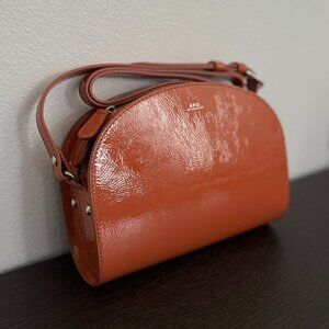 NWT - A.P.C. Demi-lune Shoulder Bag - Orange Passe🍊